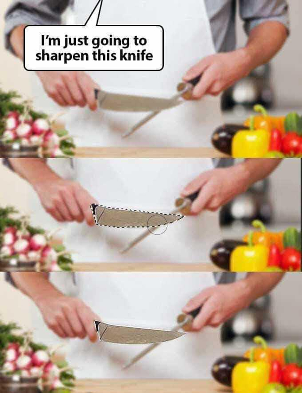 Sharpen this knife