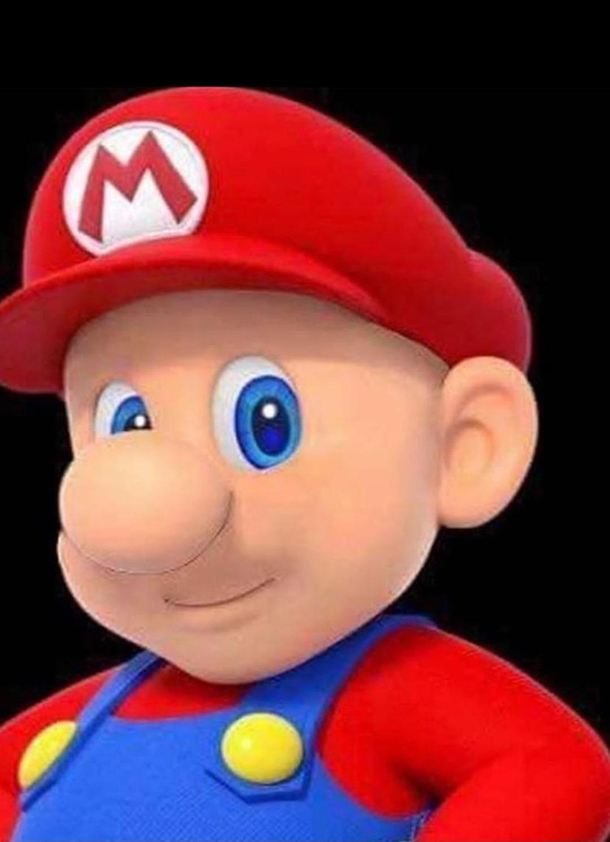 Shaved Mario