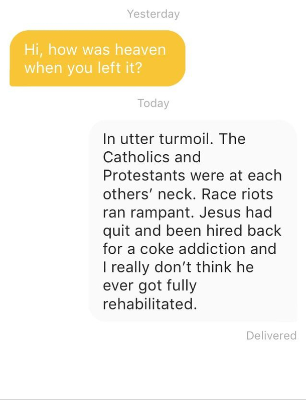 She asked