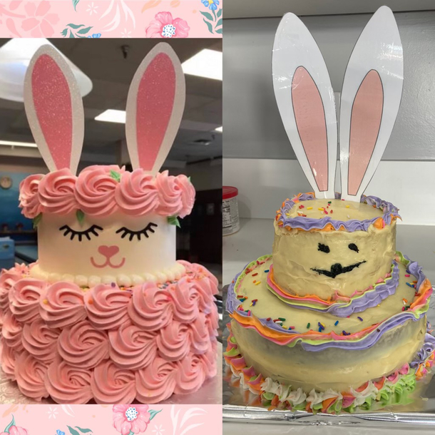 She asked for a bunny cake