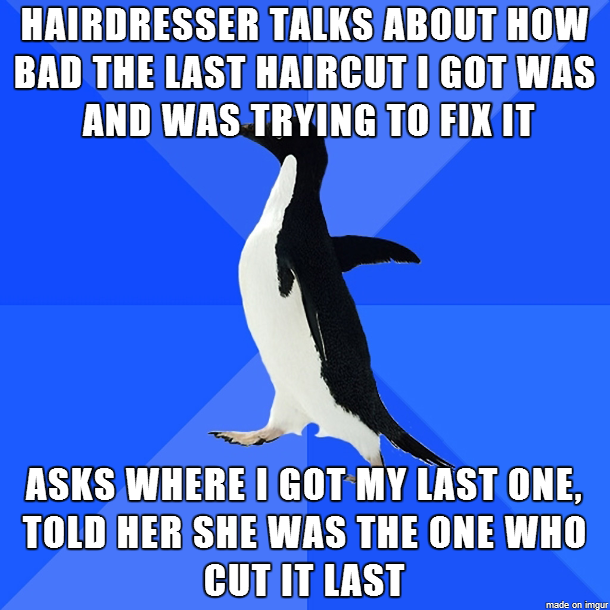 She didnt say a word until we were done