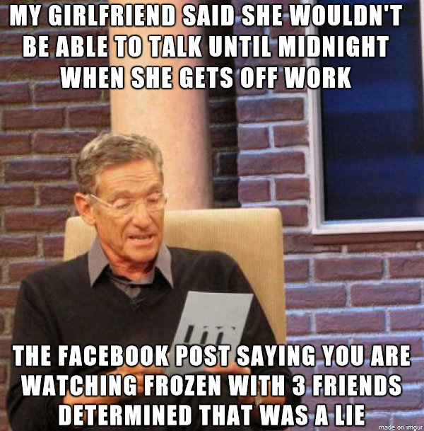 She even said that she was too broke to come up with her half of the rent this month