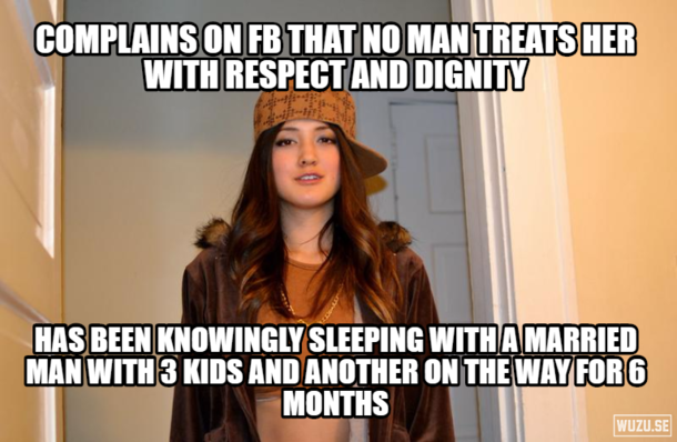 she got dumped because his wife gave birth