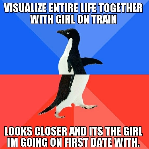 She kept smiling over at me