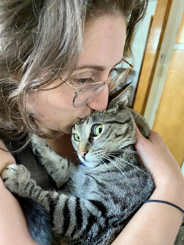 She loves being held