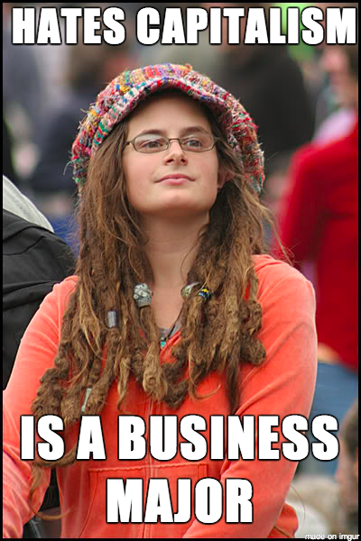 She refused to understand the contradiction
