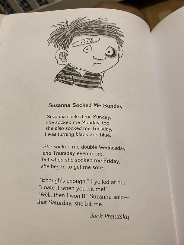 She socked him Sunday