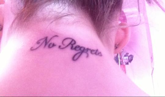 She wants to get it removed The irony
