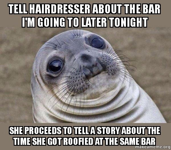 She was making small talk and asked if I had any special plans for the day