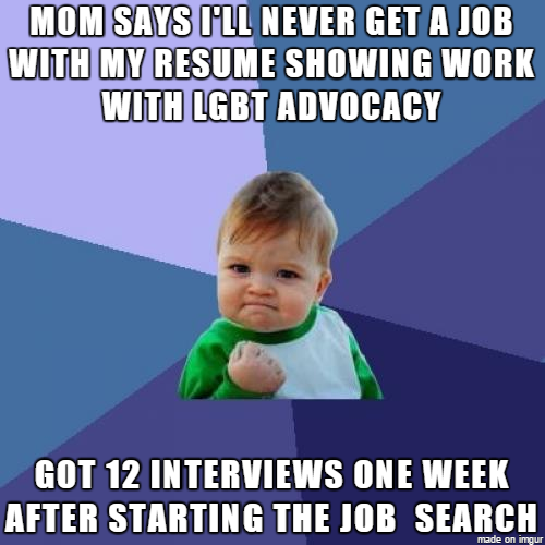 She was never particularly supportive