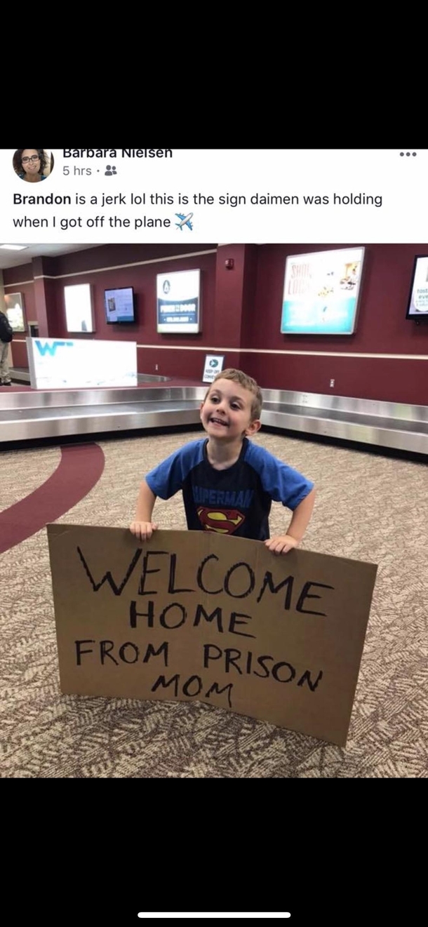She was out on a business trip and came back to this