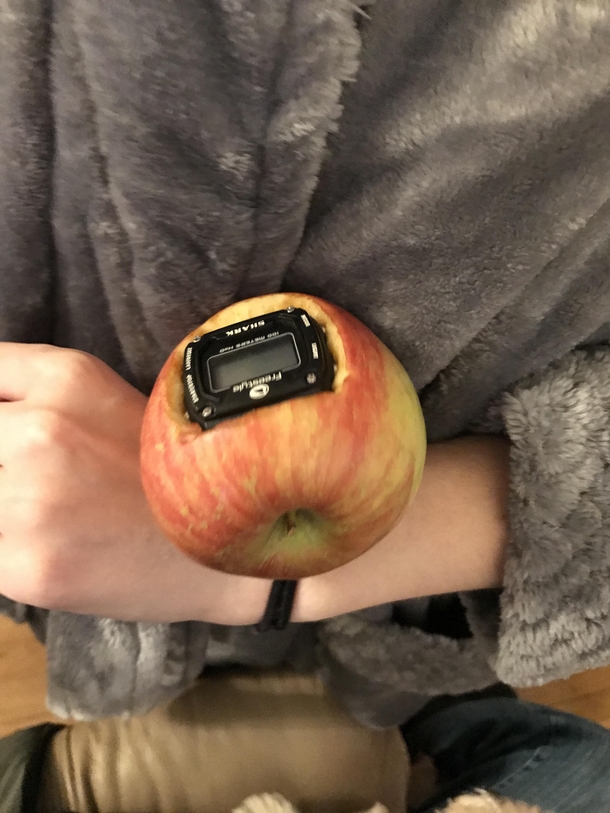 She wasnt too happy with her Apple Watch