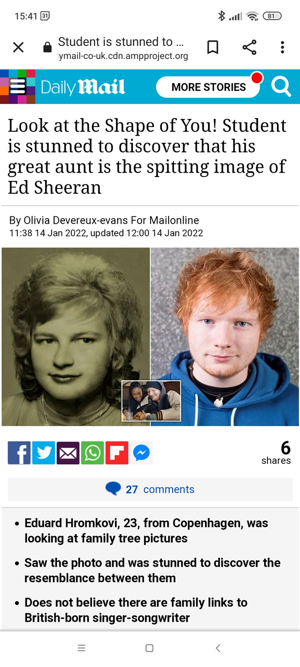 Sheeran Coincidence