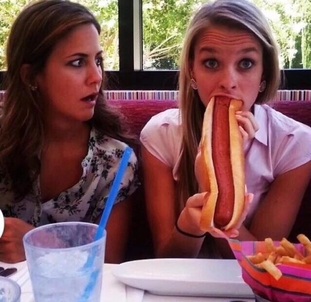 Shes had some practice but definitely not her friend