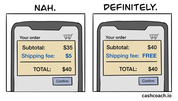 Shipping fees are outrageous - Meme Guy
