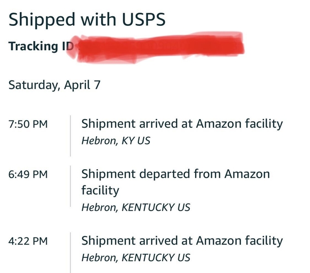 Shipping with the post office be like