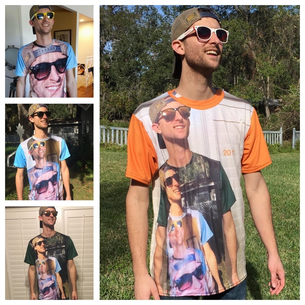 Shirtception - my favorite gift every year from my brother Were now at level 