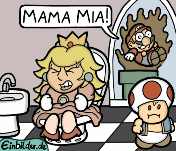 Shitty situation for Mario