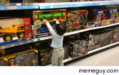 Shopping at Toys R Us