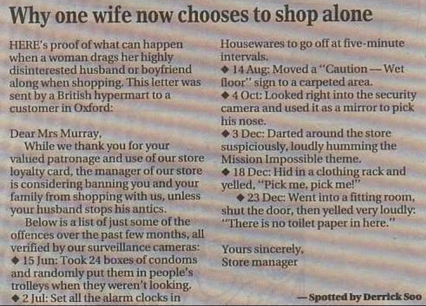 Shopping Hijinks