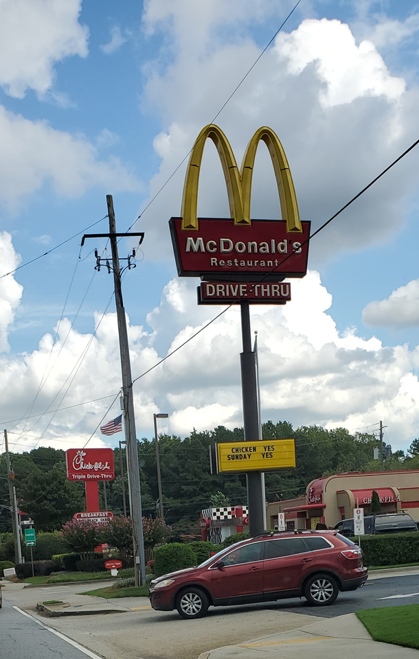 Shots fired Your response Chick-fil-A