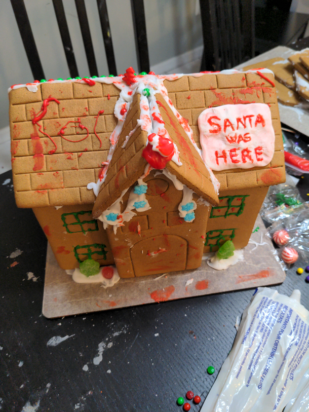 Should I be worried about my sons gingerbread house