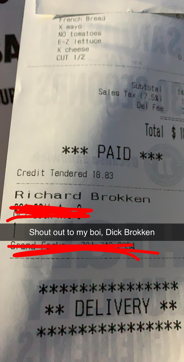 Shout out to Dick