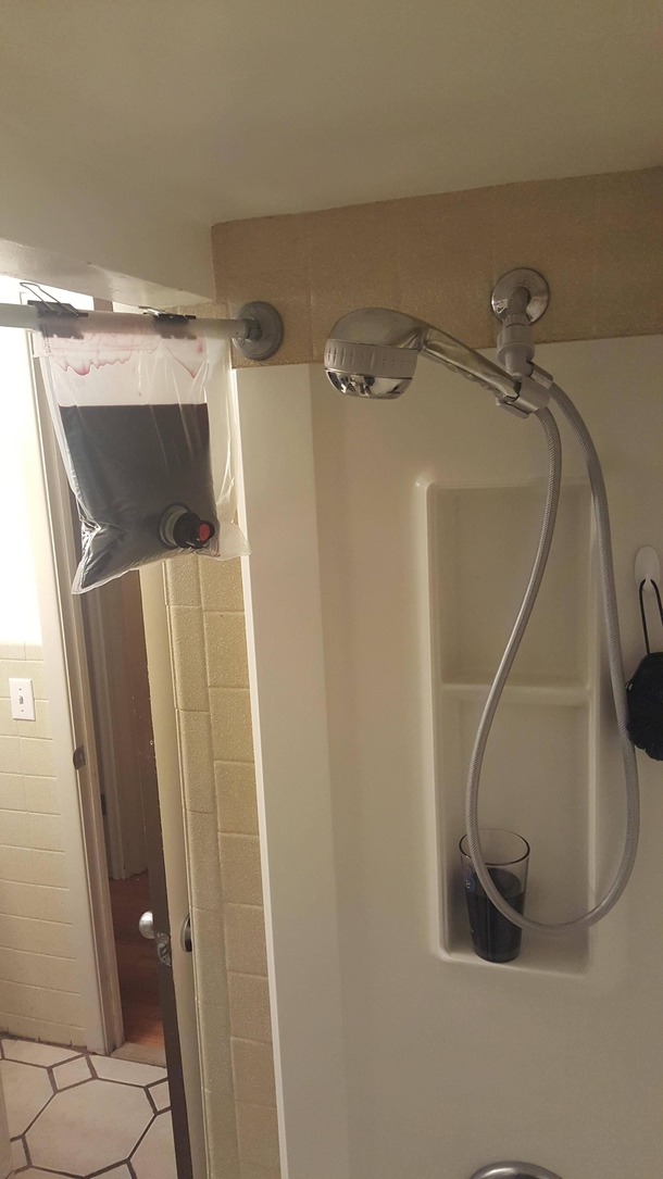 Shower beers are for amateurs