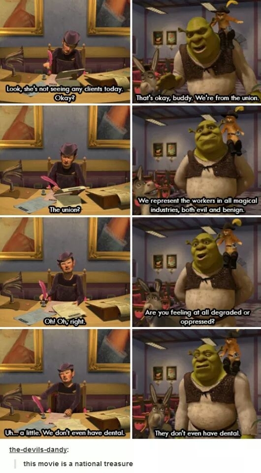Shrek in a nutshell