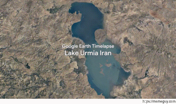 Shrinkage of Lake Urmia
