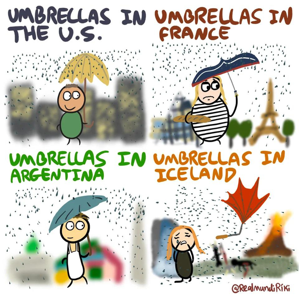 Sideways rain is quite a pain