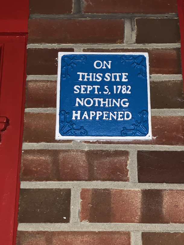 Sign at a local bar