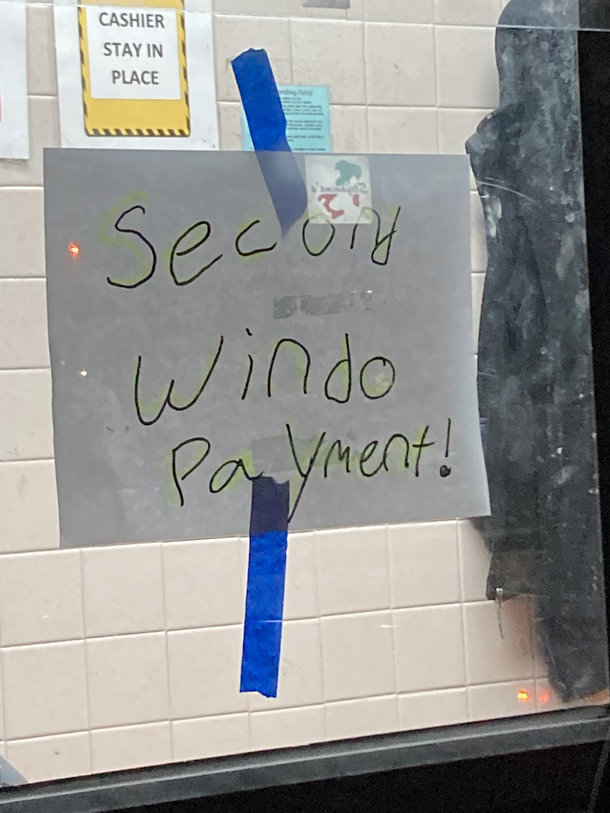 Sign at my local McDonalds yesterday