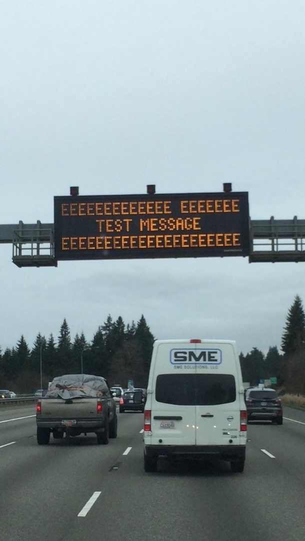 Sign cant contain happiness after receiving a text message