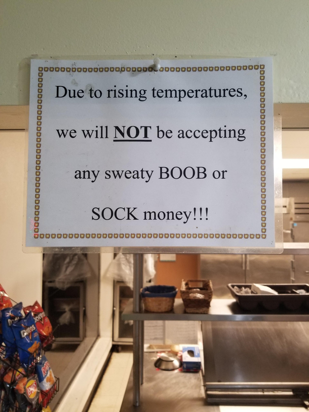 Sign of the times