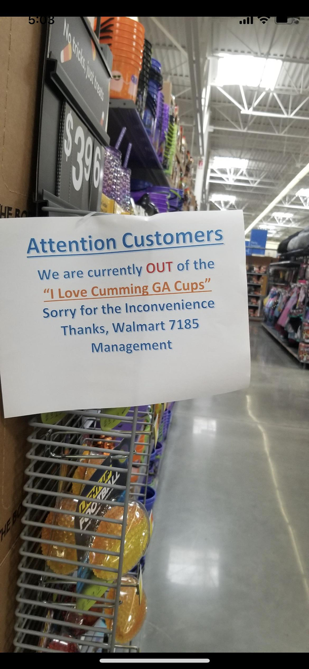 Sign speaks for itself