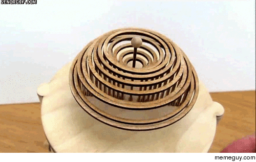 Simulating a water drop with wood