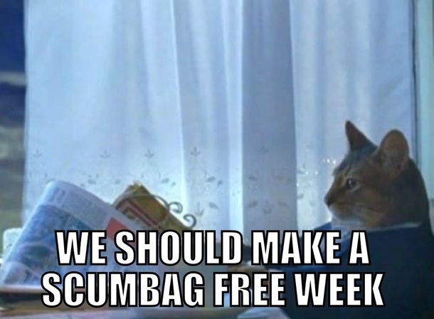 Since confession free week was a success