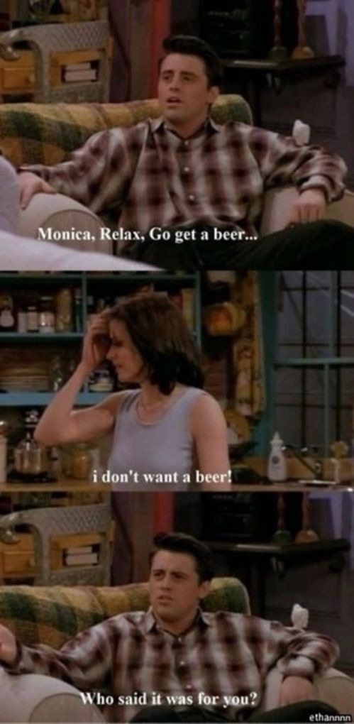 Since we have been talking about Joey