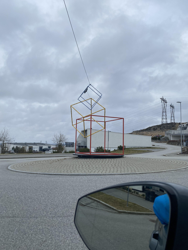 Since were posting shitty art installations this is from Sandnes Norway what the heck is this