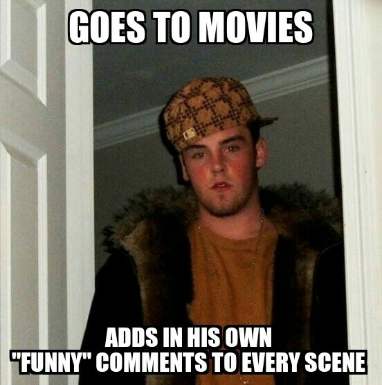 Since were talking about going to the movies heres my buddy last night