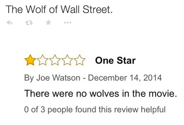 Since you guys like amazon reviews