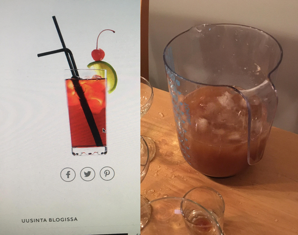 Singapore sling vs Reality