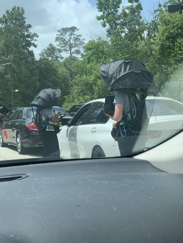 Sith-Fil-A here in the Texas heat