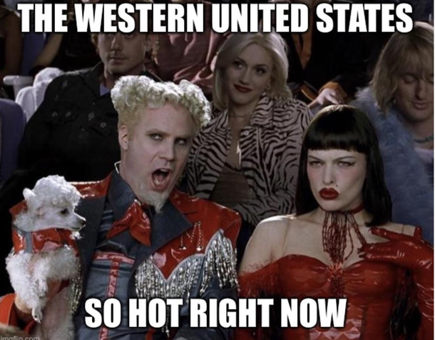 Sitting in Colorado over the last week