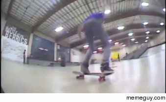 Skateboarding trick