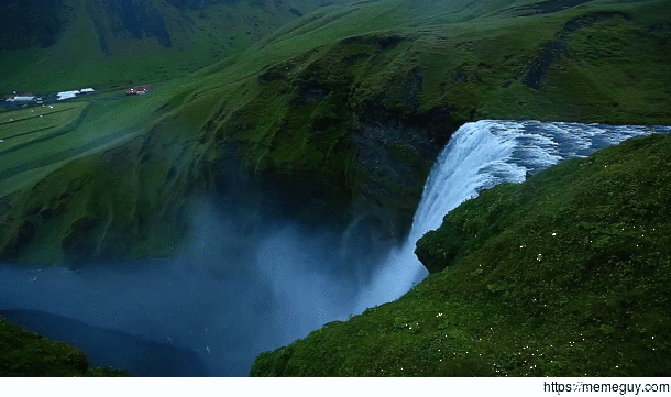 Skogafoss falls