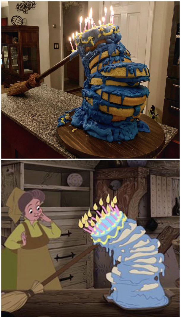 Sleeping Beautys recreation cake