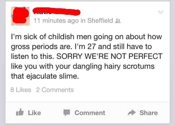 Slime ejaculating scrotums