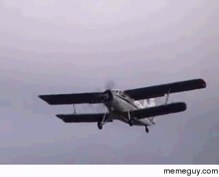 Slowest flying plane youll ever see